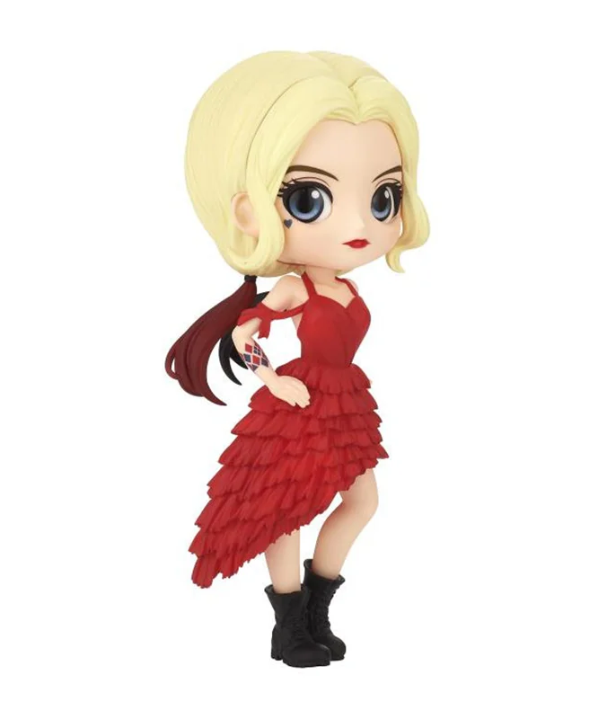 خرید کیوپاسکت فروزن فیگور پرنسس دیزنی «هارلی کویین با لباس قرمز» Princess Harley Quinn in red dress, Banpresto Q Posket Frozen Figure