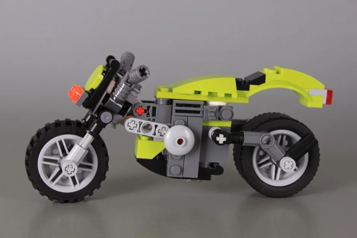 خرید لگو جی سی آرشیتکت چندگانه «موتور سیکلت 3 مدل» Jisi Bricks Block Architect Lego Set 3109