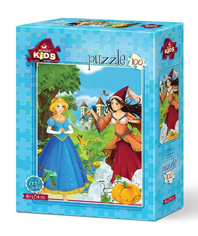 خرید آرت پازل 100 تکه کودکان «دختر جادویی، دختر ساحر، دختر جادوگر»  Art Puzzle Kids Magic Girl 100 Pieces 5623