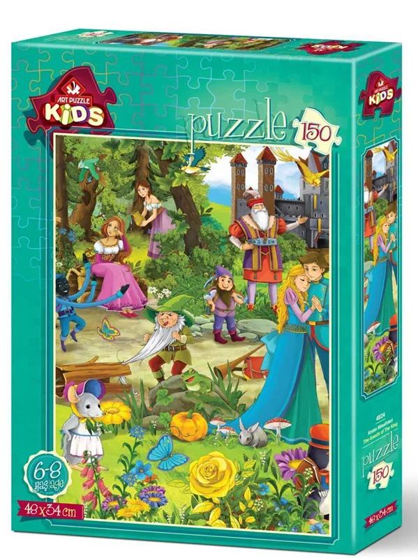 خرید آرت پازل 150 تکه کودکان «مهمانان پادشاه» Art Kids Puzzle King's Guests 150 Pieces 4524
