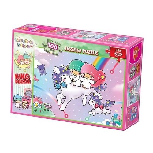 پازل کینگ 100 تکه ستارههای دوقلوی کوچک Little Twin Stars