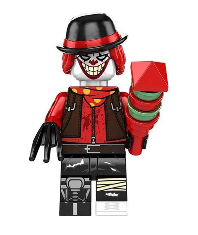 لگو جوکر خرید آدمک لگویی فله مینی فیگور لگویی «جوکر» Kopf DC Series Minifigures Joker Kf1817