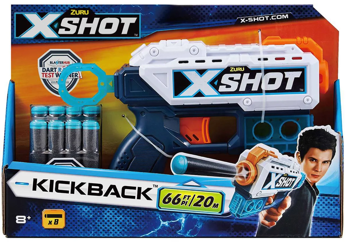 خرید تیر ابری زورو ایکس شات «کیک بک، ضربه برگشتی»  Zuru X Shot Kick back 36184