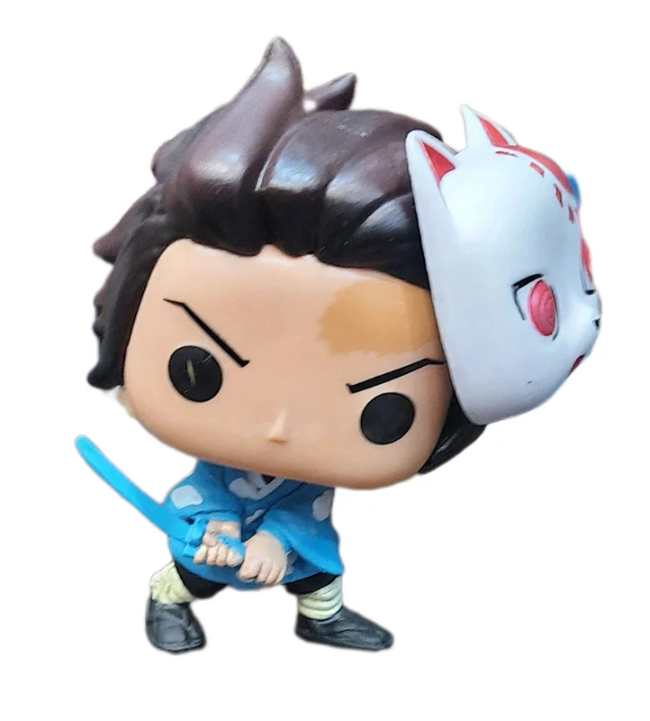 خرید فیگور  شیطان کش فانکو پاپ «تانجیرو با نقاب» Funko Anime Series Demon Slayer Tanjiro Kamado Figure