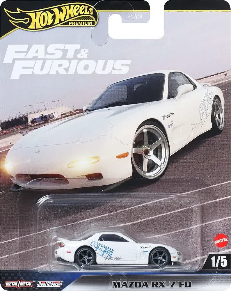 ماشین هات ویلز پریمیوم سریع و خشن مزدا آر ایکس مدل Fast & Furious Mazda RX-7 FD
