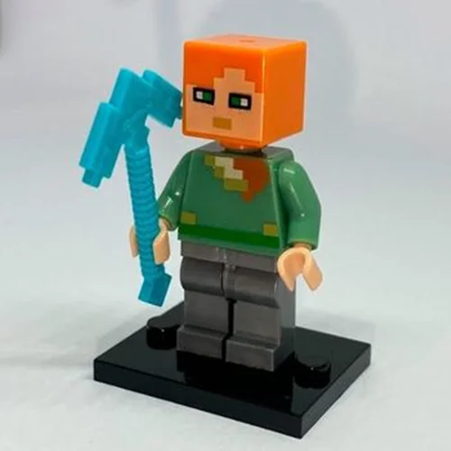 مینی فیگور لگو ماینکرفت الکس Alex With Iron Leggings