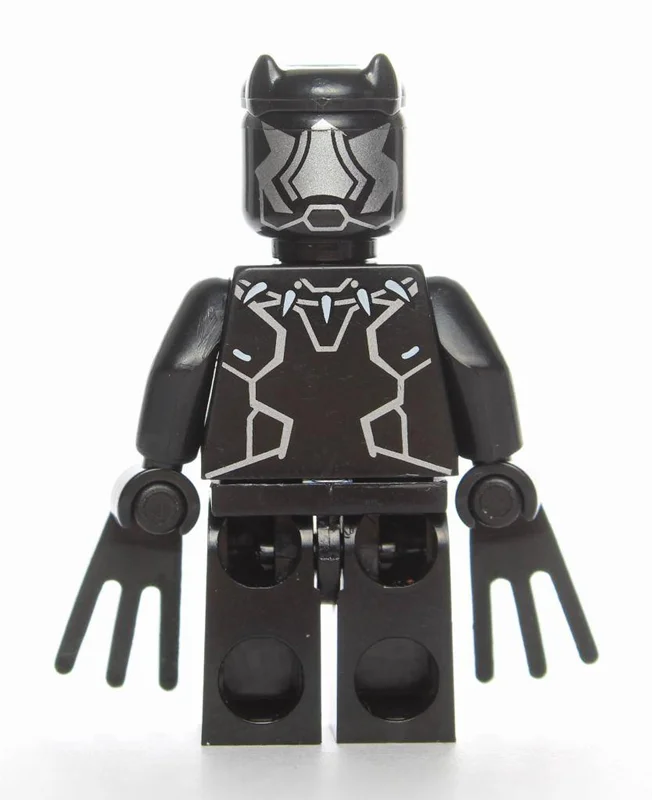 نمای پشت مینی فیگور لگو بلک پنتر Xinh