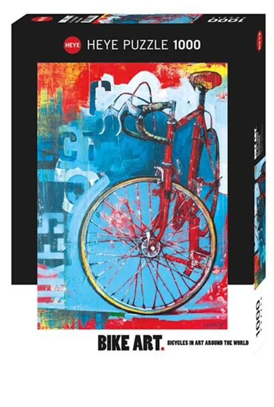 خرید پازل هیه 1000 تکه «دوچرخه، قرمز محدود» Heye Puzzle Bicycle Red Limited 1000 pieces 29600