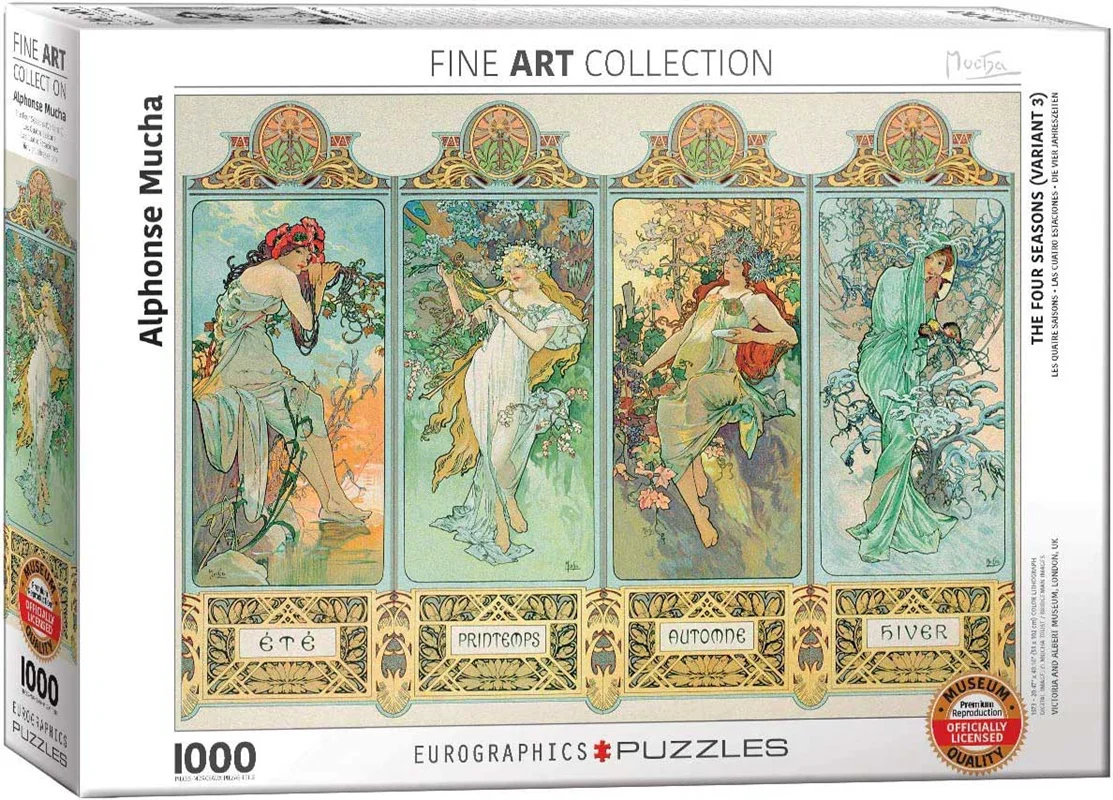 پازل یوروگرافیک 1000 تکه «چهار فصل» Eurographics Puzzle The Four Seasons (Variant 3) 1000 pieces 6000-0824