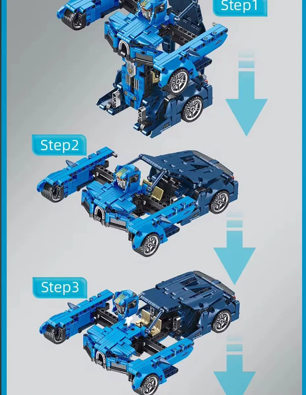 تصویر ماشین در حال تبدیل به ربات