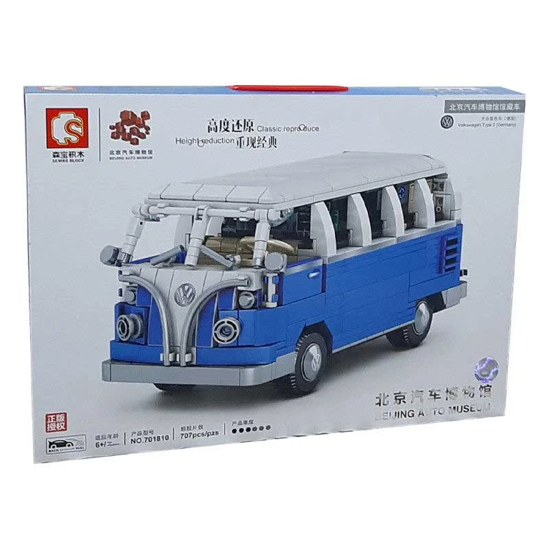 لگو سمبو بلاک «فولکس واگن» Sembo Block SY Volkswagen T1 Camper Lego 701810