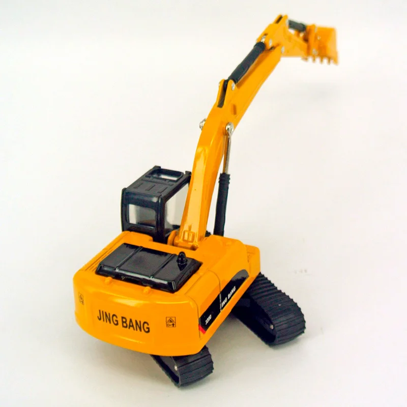 ماکت فلزی جینگ بنگ اسباب بازی «ماشین بیل مکانیکی» Jing bang Diecast Excavator 86002