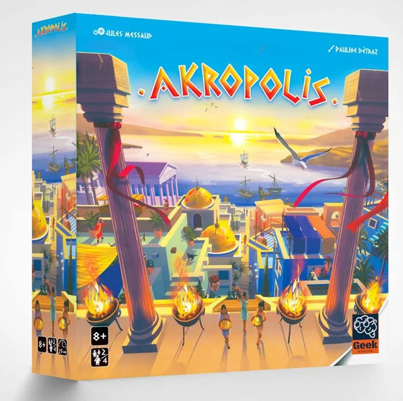 جعبه بازی فکری آکروپلیس Akropolis در حالت سهبعدی