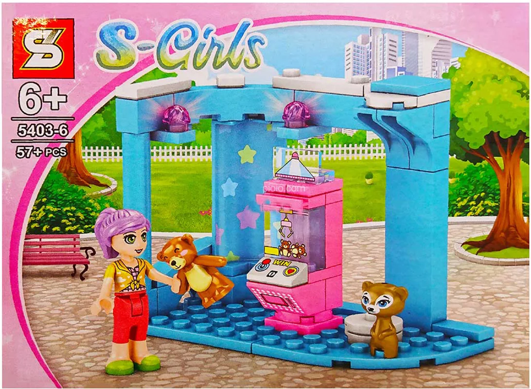 خرید لگو اس وای «شهر بازی همراه با 1 مینی فیگور، دستگاه بازی» SY Block S-Girls Lego 5403-6