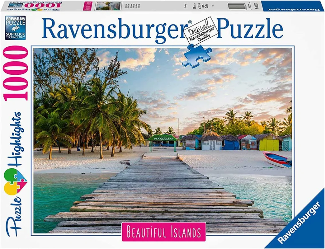 پازل رونزبرگر 1000 تکه «بهشت مالدیو» Ravensburger Puzzle Maldives Paradise 1000 Pieces 16912