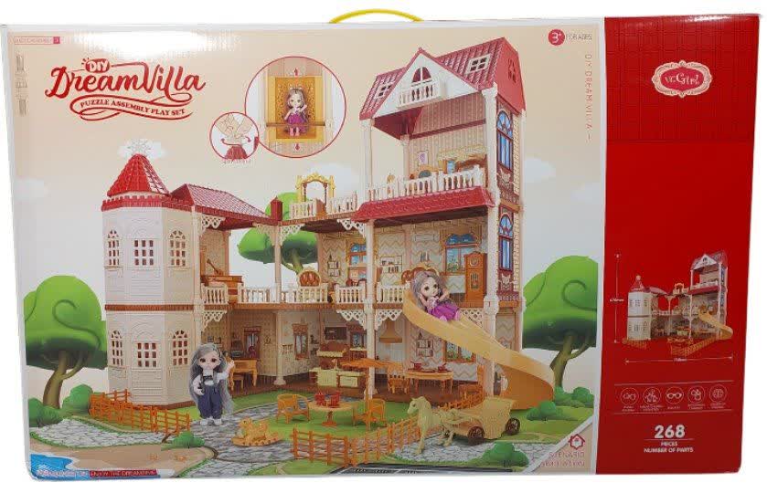 اسباب بازی ویلا رویایی عروسک Diy Dream Villa VC6036
