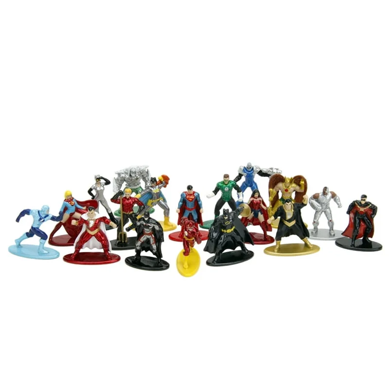 خرید نانو متال فیگور  جادا دی سی «دی سی بسته 18 تایی شامل دو نانو متال فیگور انحصاری» Jada DC Comics Nano Metalfigs 2 Exclusive Nanometalfigs! 18-Pack Figure Series 7