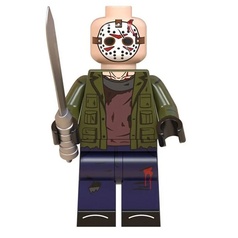 مینی فیگور لگو جیسون وورهیز نمای جلو – Jason Voorhees LEGO Front