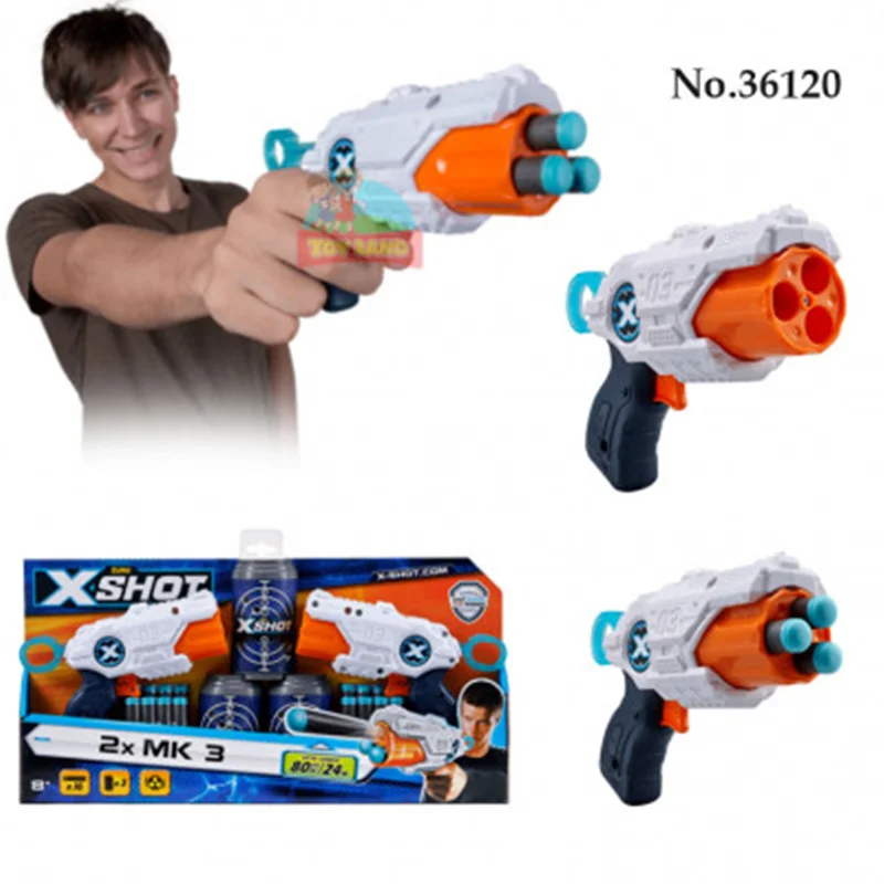 خرید تیر ابری زورو ایکس شات «2x MK 3 بسته دوتایی» Zuru X Shot 2x MK3 36120