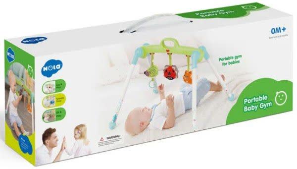 اسباب بازی هولا تویز پلی جیم تاشو Portable Baby Gym E288