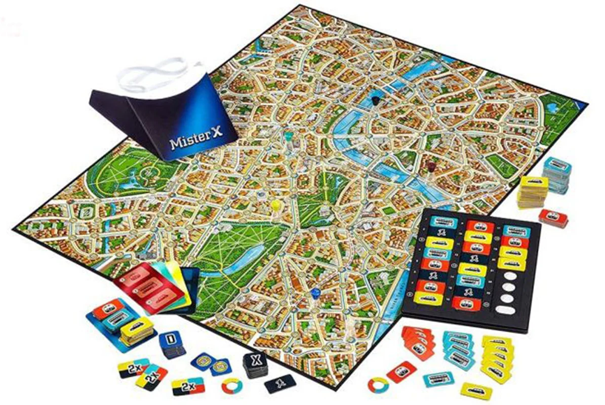 صفحه بازی فکری اسکاتلند یارد Scotland Yard  Board game