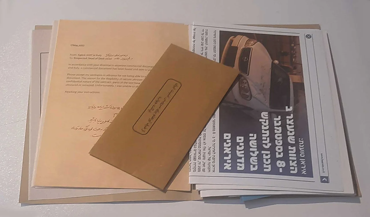 تصویر اسناد امنیتی و گزارشات بازی فکری پرونده معمایی جاسوس