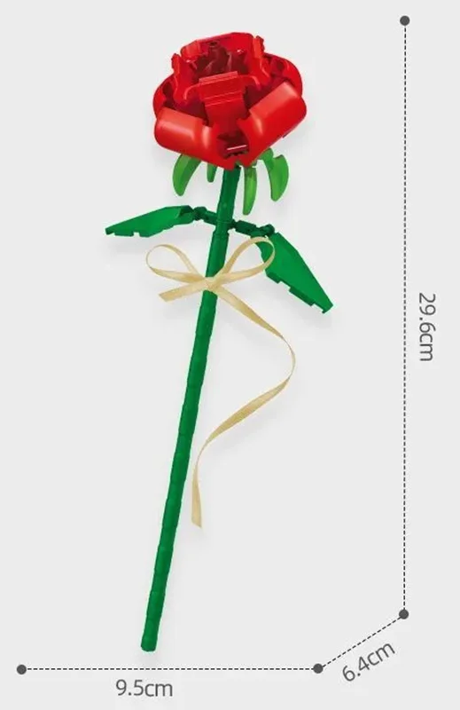 لگو گل رز قرمز Red Rose 61005A