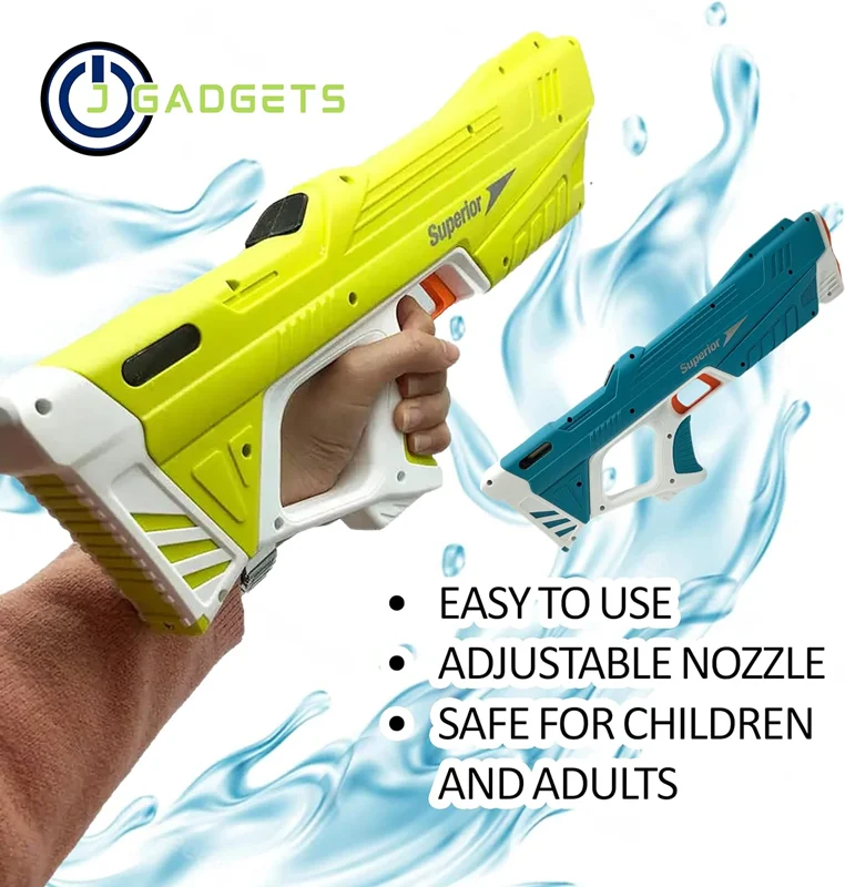 خرید تفنگ سوپریور  «آبپاش تمام اتوماتیک شارژی» Hydro Blaster Electric Water Guns Superior 2302
