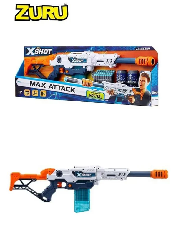 خرید تیر ابری زورو ایکس شات «ماکس اتک، حداکثر حمله»  Zuru X Shot Max Attack 36121