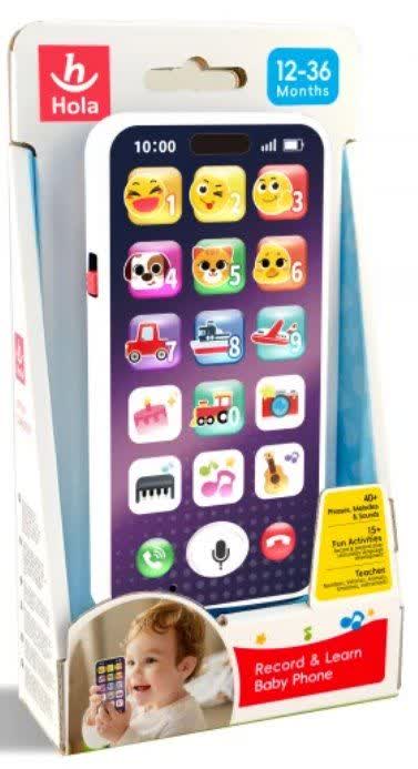 اسباب بازی هولا تویز موبایل ضبط صدا Record And Learn Baby Phone HE8966