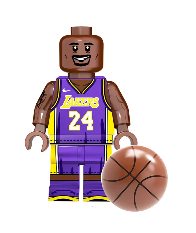 مینی فیگور لگو کوبی بین برایانت با لباس تیم لیکرز