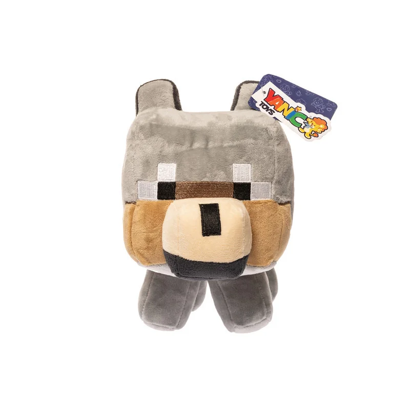 عروسک پولیشی گرگ ماینکرافت نمای جلو