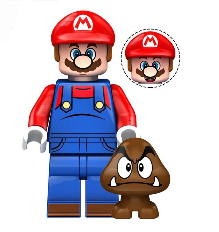 خرید آدمک لگویی فله مینی فیگور لگویی «ماریو براس» KDL Minifigures Mario Bros K2033