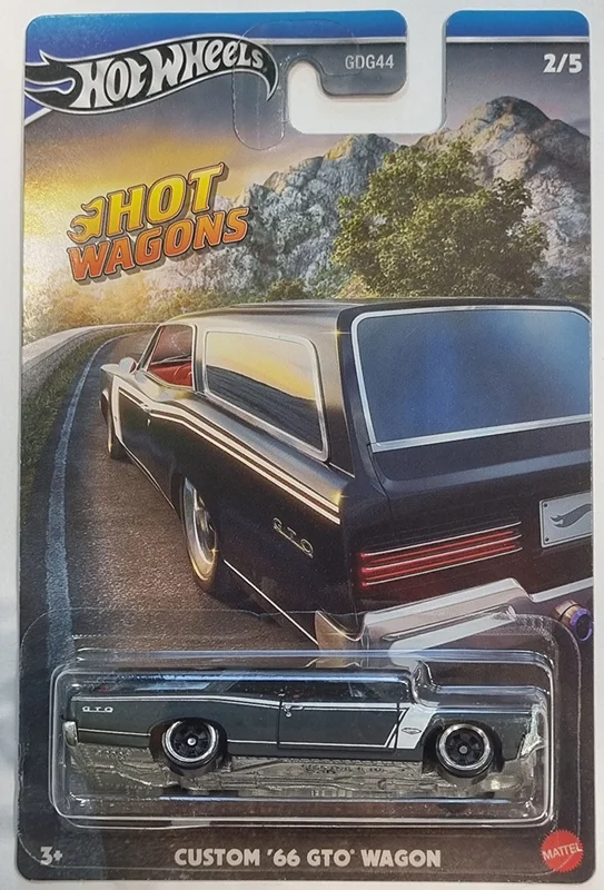 خرید ماشین فلزی هات ویلز ماشین «کاستوم 66 Gto واگن» ماشین فلزی Hot Wheels Hot Wagons Custom 66 GTO Wagon GDG44