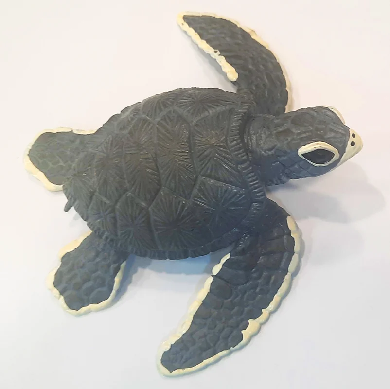 خرید فیگور موفان توی حیوان دریایی فیگور «بچه لاک پشت» فیگور مدل واقعی حیوانات، مجسمه حیوان، مدل شبیه سازی شده حیوان Mofun Toy Baby turtle Simulation Model Animals figure