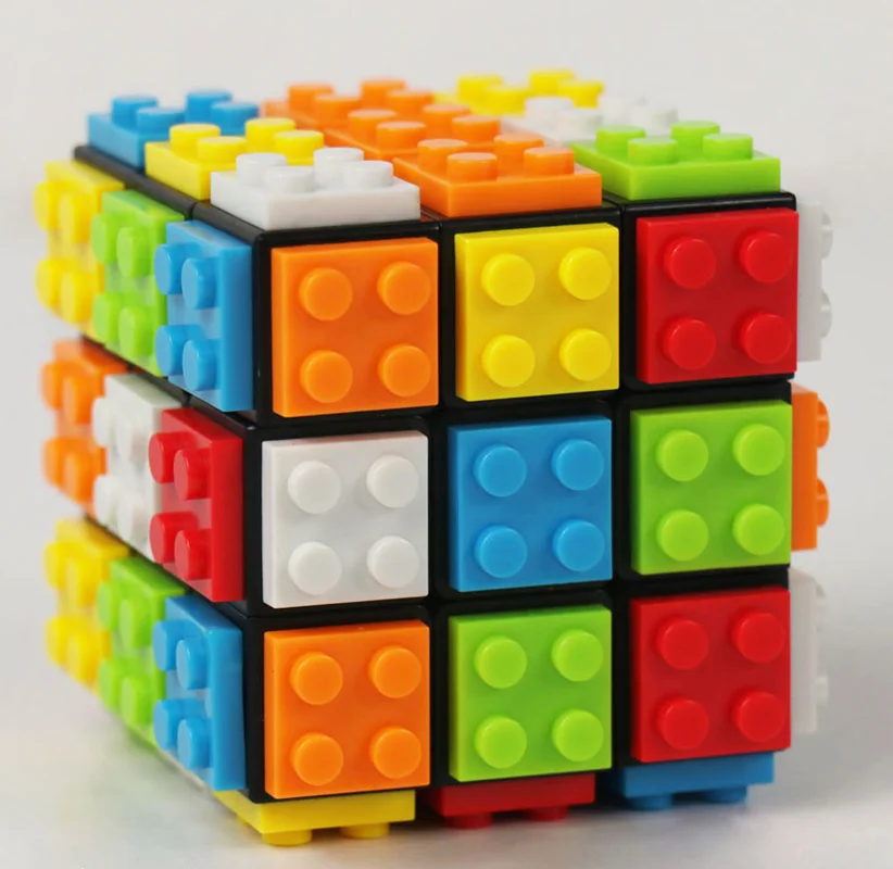 خرید مکعب روبیک فانکسین «3x3 لگویی»  Rubik Magic Cube FanXin 3x3 Lego Cube