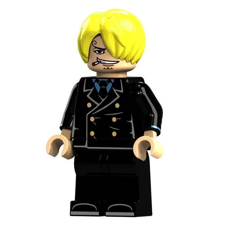 نمای سهبعدی مینی فیگور لگو سانجی One Piece