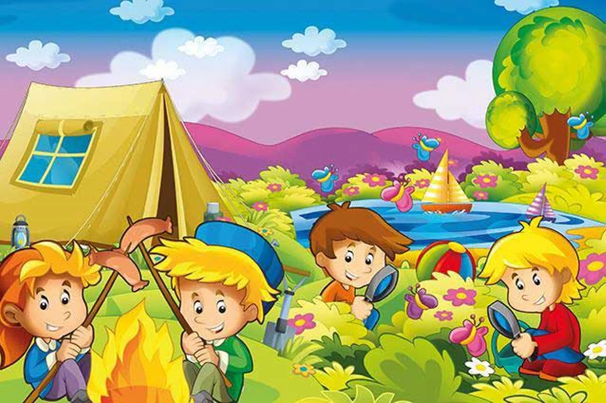 خرید آرت پازل کودکان چوبی 25 تکه «چادرنشینان کنجکاو»  Heidi Art Puzzle Kids Curious Campers Wooden Puzzle 25 pcs 5872