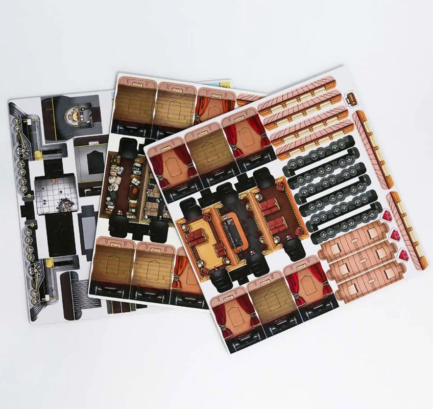 بازی فکری کلت اکسپرس Colt Express صفحه قطار سهبعدی