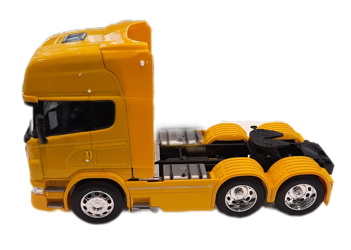 ماکت فلزی ماشین فلزی ویلی «کامیون کشنده یدک کش اسکانیا Welly Metal Die Cast Trailer Towing Vehicle Truck Scania V8 R730