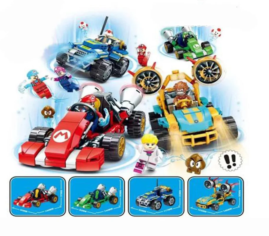 خرید لگو لوئیجی، لگو ماشین مسابقه، لگو ماریو، لگو ماشین ماریو، لگو سوپر مسابقه ماریو، لگو «ماشین مسابقه لوئیجی» Lego Super Luigi car 1301B
