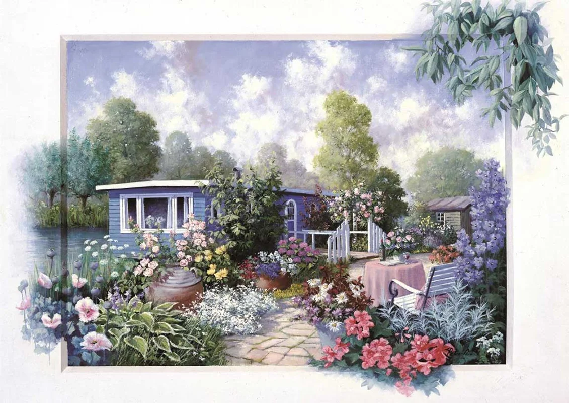 خرید پازل آرت 500 تکه «باغ گل ها» Art Puzzle Garden with Flowers 500 pcs 4211