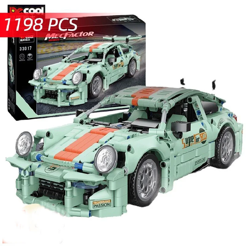 خرید لگو دکول مک فاکتور «پورشه 911» Decool Bricks Blocks MecFactor Porsche 911 Superior Car 33017