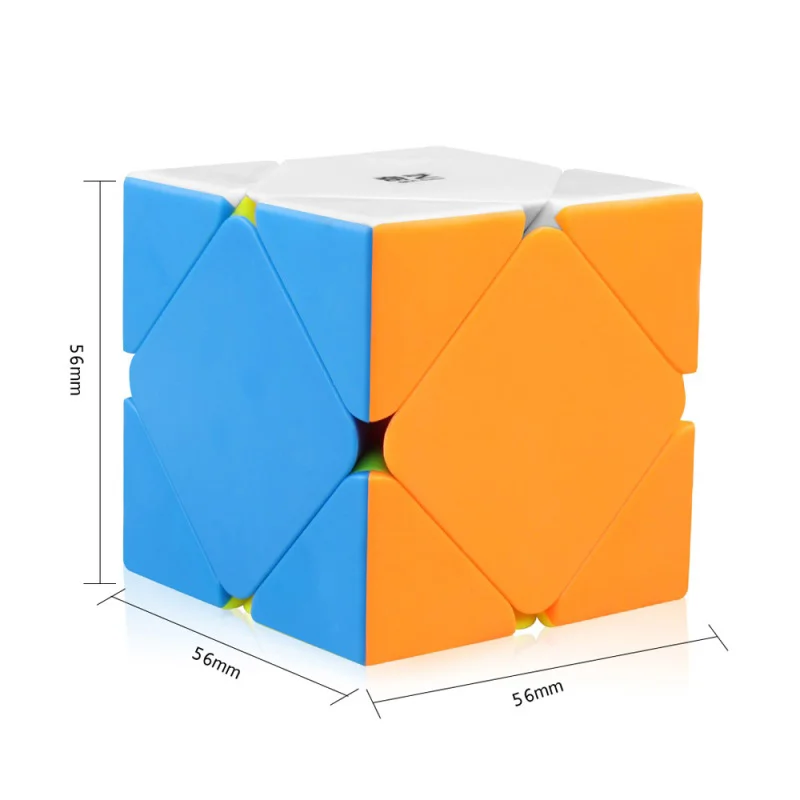 خرید مکعب روبیک کای وای «3x3 اسکوب کایچنگ»» Rubik Magic Cube QiYi Qicheng Skewb Speed Cube 3x3 EQY513