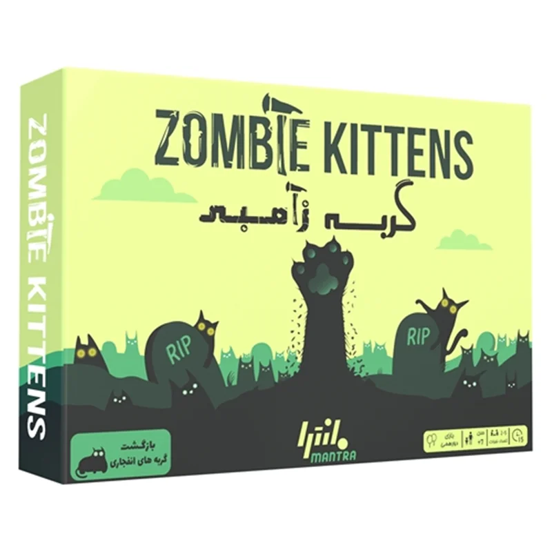 خرید بازی فکری «گربه زامبی» Zombie Kittens cart game