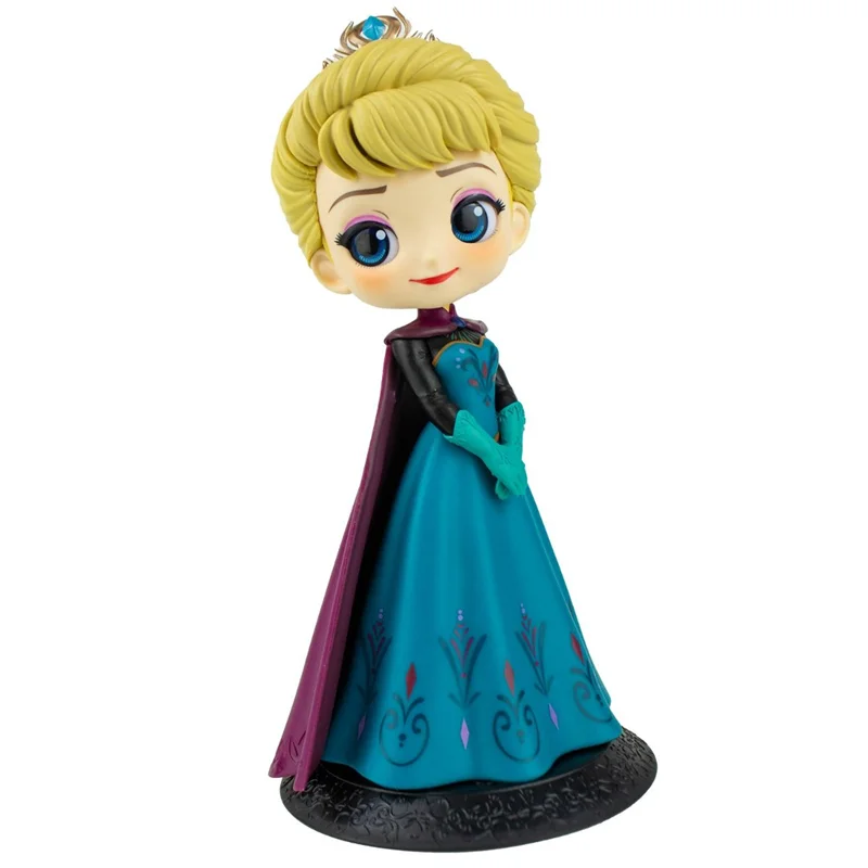 خرید کیوپاسکت فروزن فیگور پرنسس «السا سبز با شنل بنفش و تاج» Princess Elsa with cape and crown, Banpresto Q Posket Figure Q Posket Figure