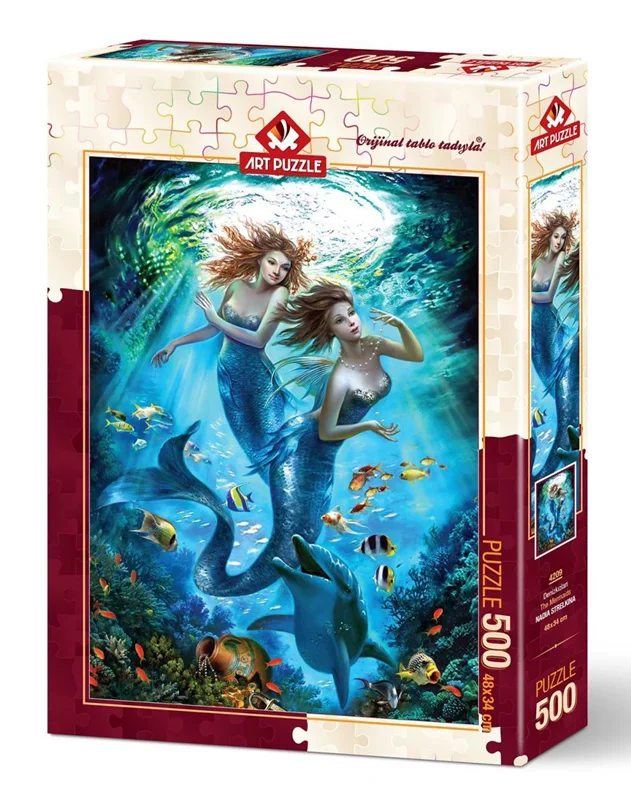 خرید آرت پازل 500 تکه «پری های دریایی» Heidi Art Puzzle The Mermaids 500 pcs 4209