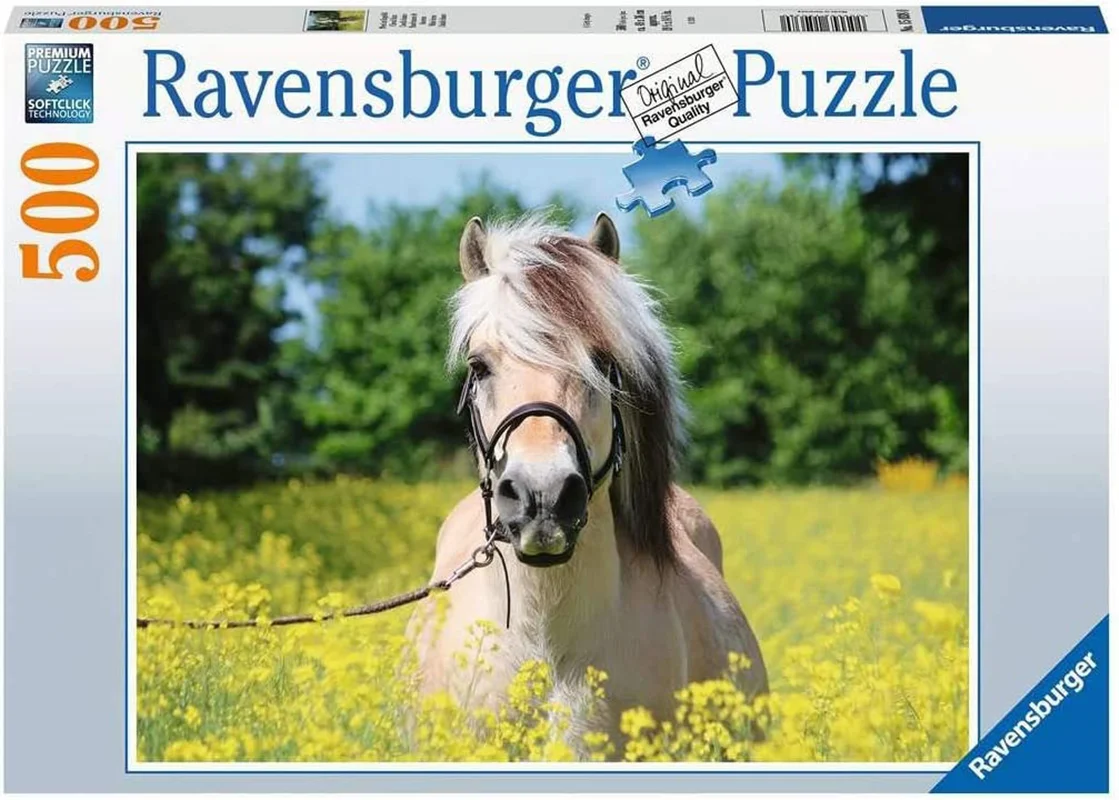 پازل رونزبرگر 500 تکه «اسب سفید» Ravensburger Puzzle White Horse 500 pcs 15038