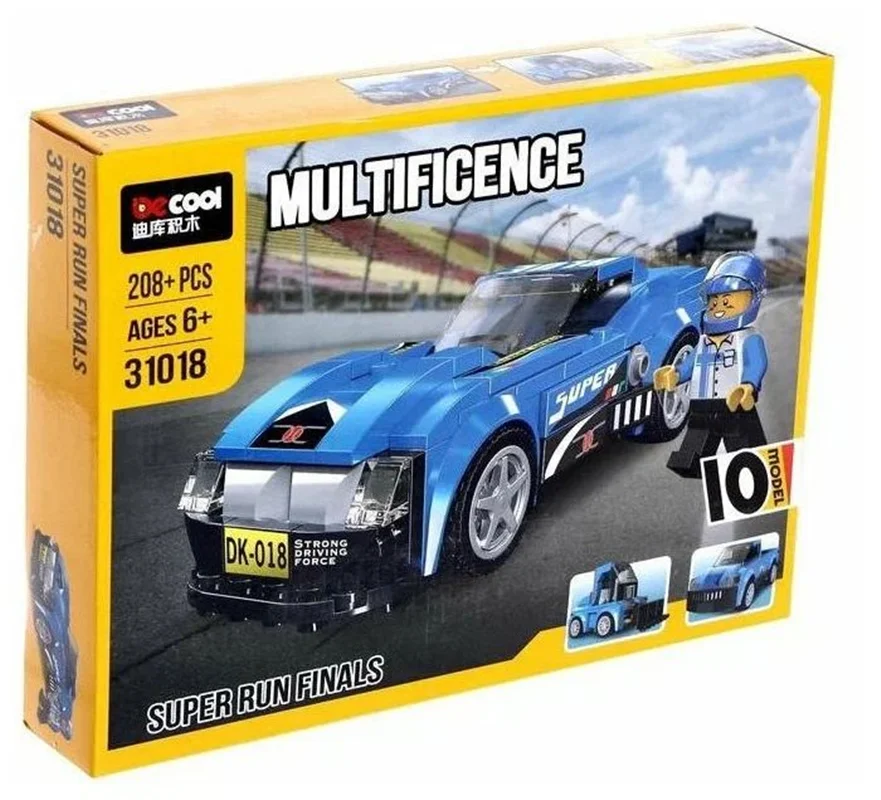 خرید لگو دکول چندگانه «ماشین مسابقه 10 مدل» Decool Multificence Super Run Finals Lego 31018