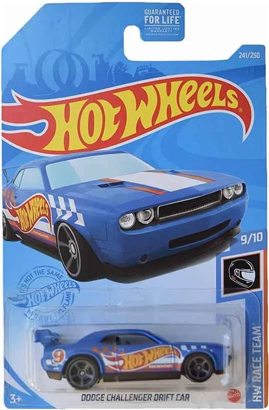 ماکت فلزی ماشین 1/64 Hot Wheels Dodge Challenger Drift Car هات ویلز آبی